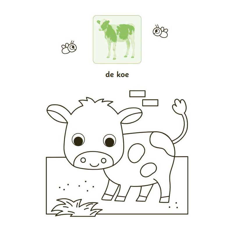 Load image into Gallery viewer, Deltas lieve dieren kleur- en stickerboek - 3-5 jaar

