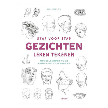 Deltas stap voor stap gezichten leren tekenen