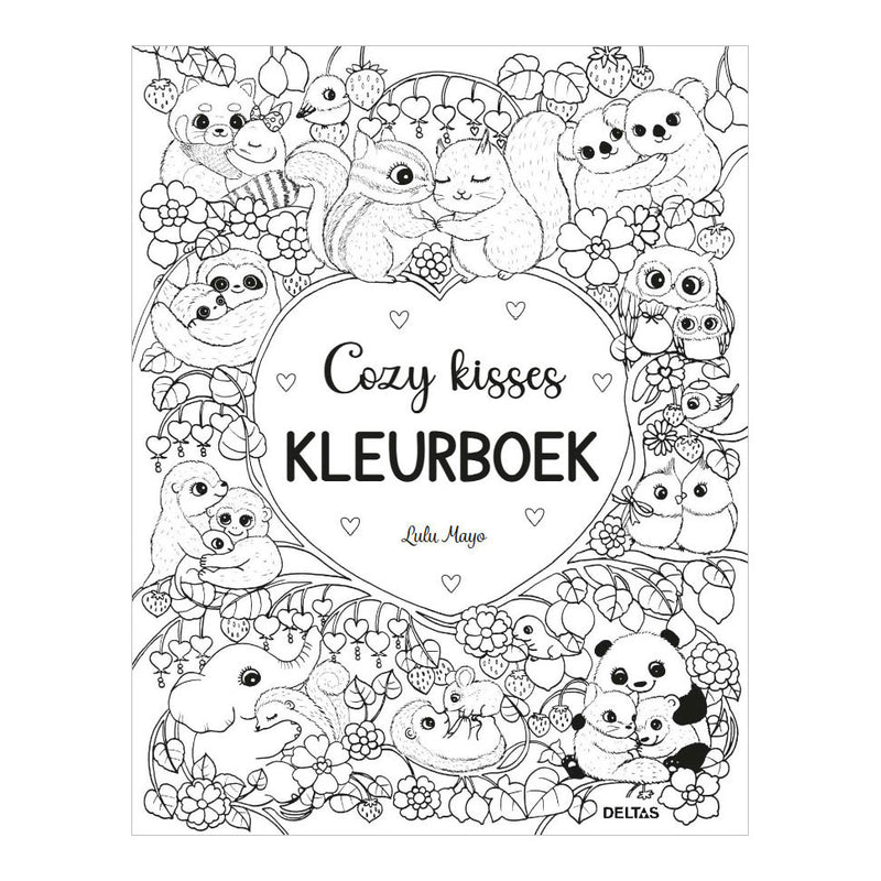 Load image into Gallery viewer, Deltas cozy kisses kleurboek
