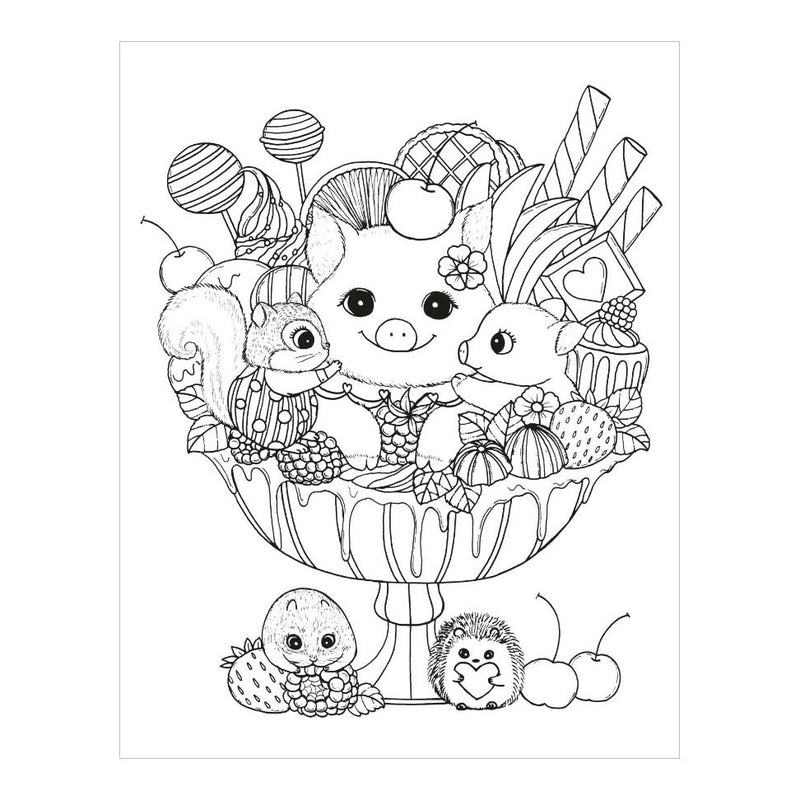 Load image into Gallery viewer, Deltas cozy kisses kleurboek
