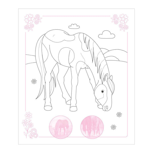 Deltas dream horses sticker parade - kleurboek