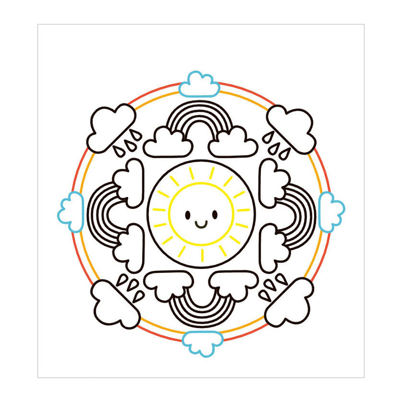 Load image into Gallery viewer, Deltas happy mandala color kleurboek
