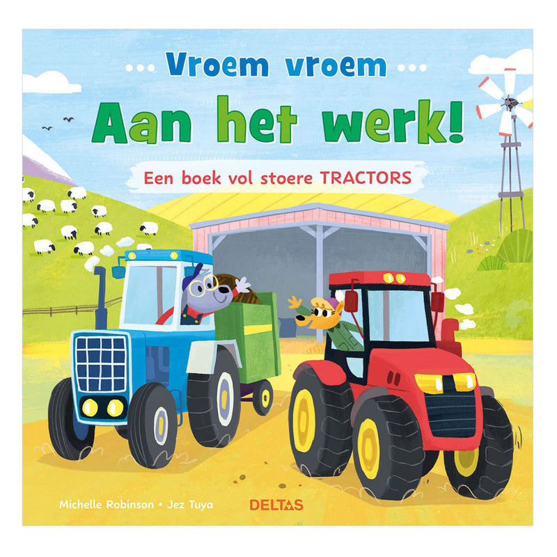Load image into Gallery viewer, Deltas vroem vroem - aan het werk! een boek vol stoere tractors
