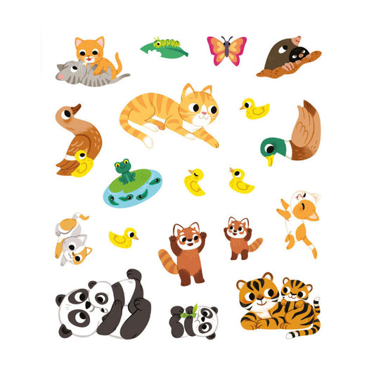 Deltas mijn eerste stickerboek kleine handjes - babydieren