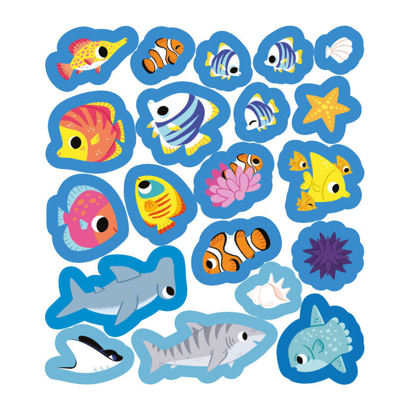 Load image into Gallery viewer, Deltas mijn eerste stickerboek kleine handjes - dieren van de zee
