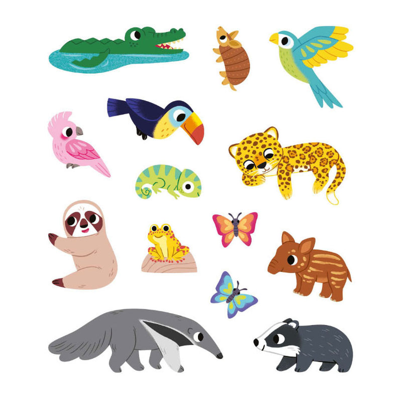 Load image into Gallery viewer, Deltas mijn eerste stickerboek kleine handjes dieren van de wereld
