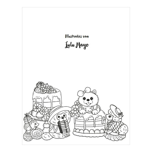 Deltas schattige puppy's kleurboek - lulu mayo