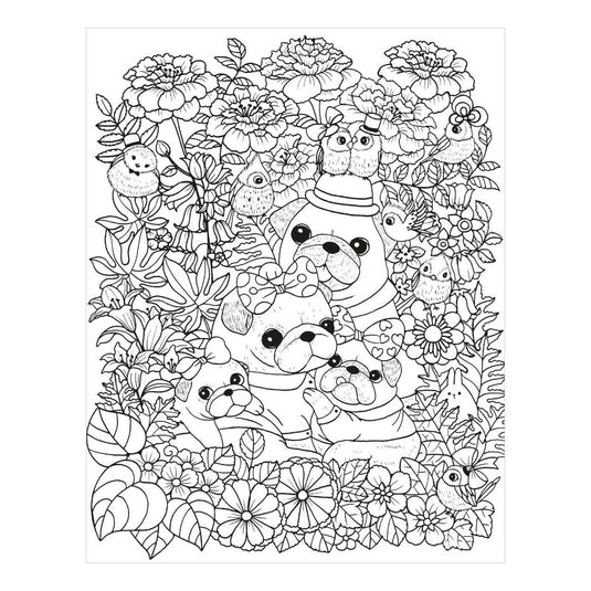 Deltas schattige puppy's kleurboek - lulu mayo