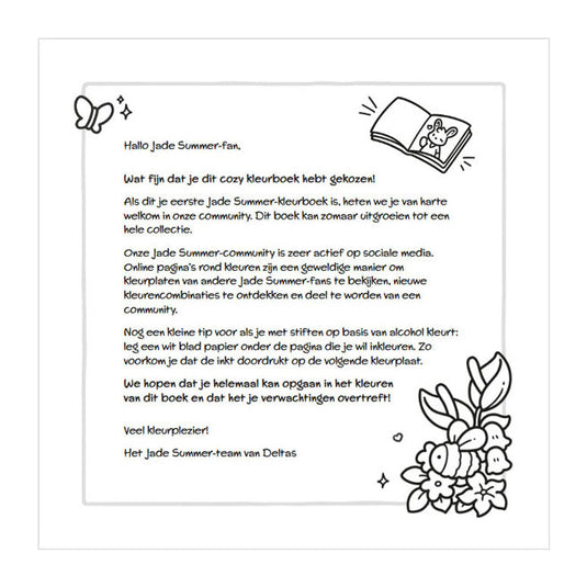 Deltas cozy jobs comfy kleurboek - jade summer