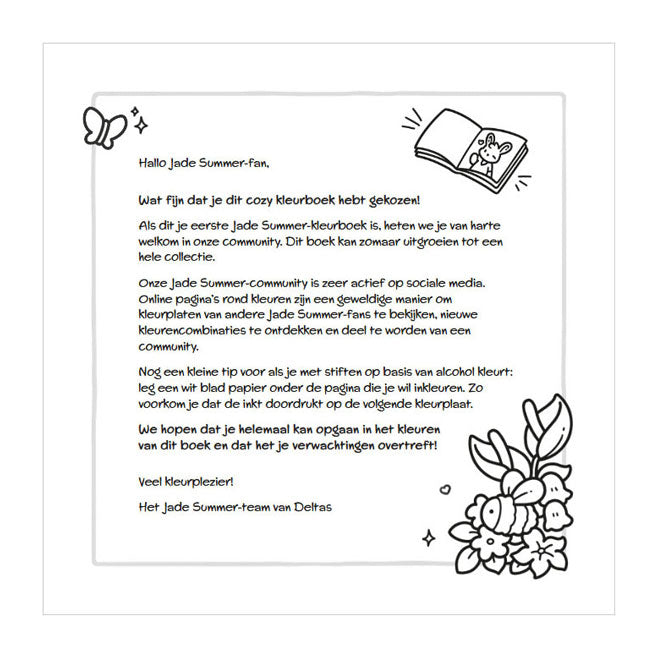 Load image into Gallery viewer, Deltas cozy jobs - comfy kleurboek jade summer
