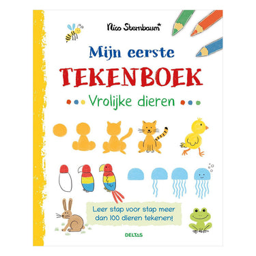 Deltas mijn eerste tekenboek - vrolijke dieren