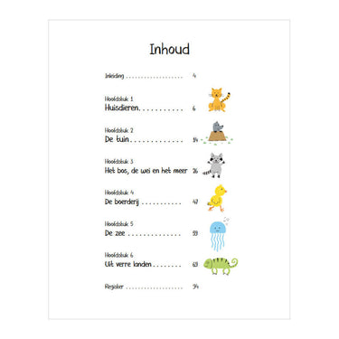 Deltas mijn eerste tekenboek - vrolijke dieren
