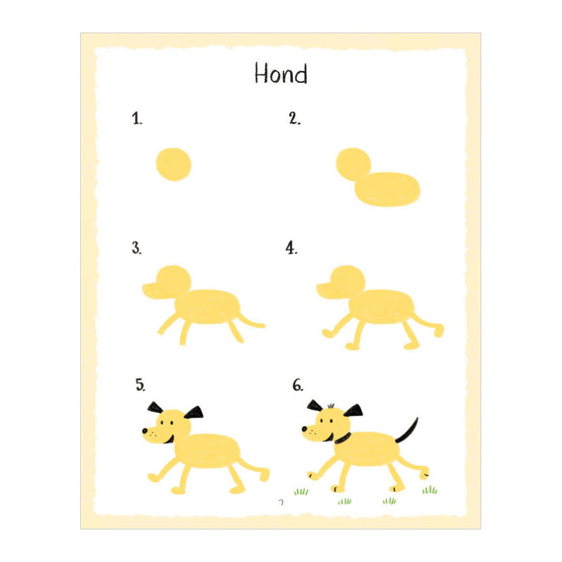 Load image into Gallery viewer, Deltas mijn eerste tekenboek - vrolijke dieren
