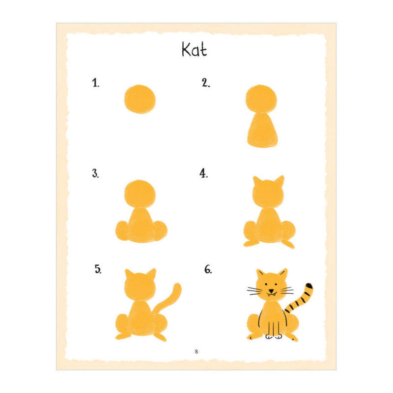 Load image into Gallery viewer, Deltas mijn eerste tekenboek - vrolijke dieren
