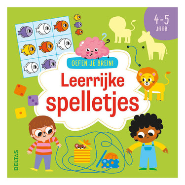Deltas oefen je brein! leerrijke spelletjes - 4-5 jaar