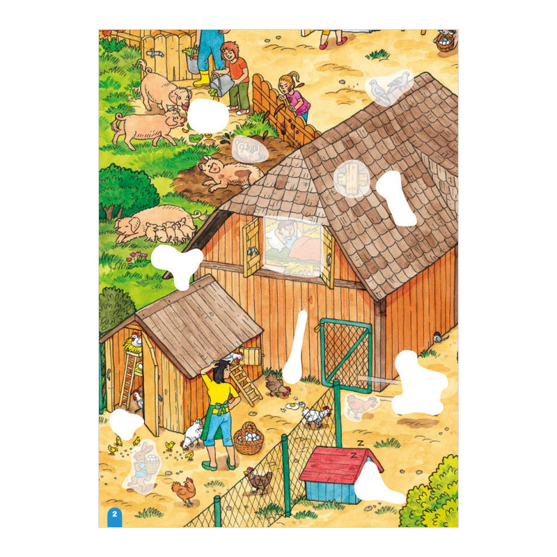 Load image into Gallery viewer, Deltas mijn leuke zoekboek met stickers - dieren
