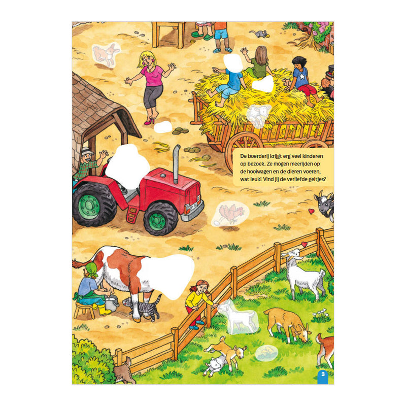 Load image into Gallery viewer, Deltas mijn leuke zoekboek met stickers - dieren
