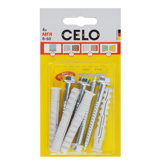 Celo 1067289 - blister multifunction frame plug mfr 8-60 sb ssks 4 pcs | 5 stuks