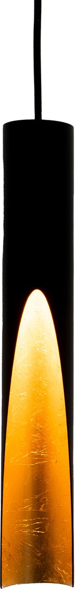 Eglo barbotto hanglamp - gu10 - ø 6 cm - zwart goud - staal
