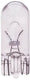 Philips glassockellampe glass base. 12v5w phil blister of 2