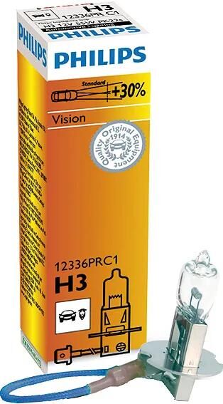 Philips hauptlampe vision h3 lamps vision