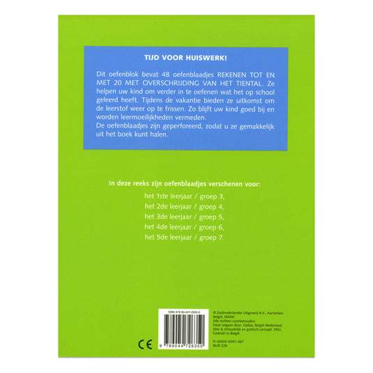 Deltas oefenblaadjes rekenen (6-7 j.) derde trimester