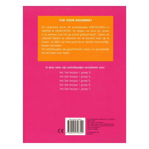 Deltas oefenblaadjes meetkunde, maten en gewichten