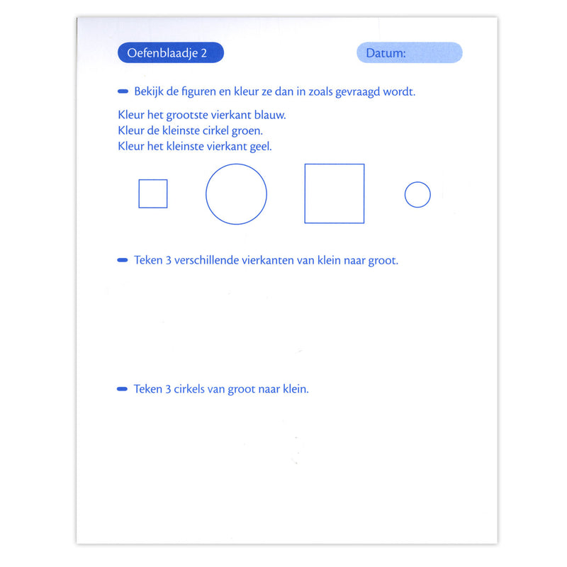 Load image into Gallery viewer, Deltas oefenblaadjes meetkunde, maten en gewichten
