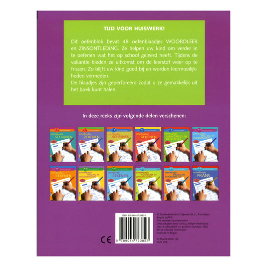 Deltas oefenblaadjes woordleer zinsontleding (10-11j)