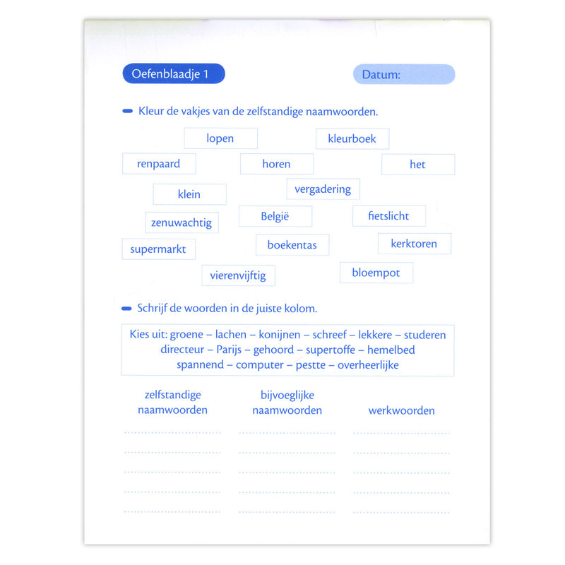 Load image into Gallery viewer, Deltas oefenblaadjes woordleer zinsontleding (10-11j)
