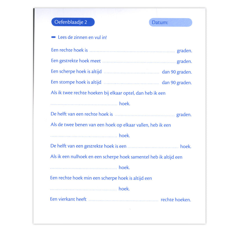Load image into Gallery viewer, Deltas oefenblaadjes meetkunde (10-11j)
