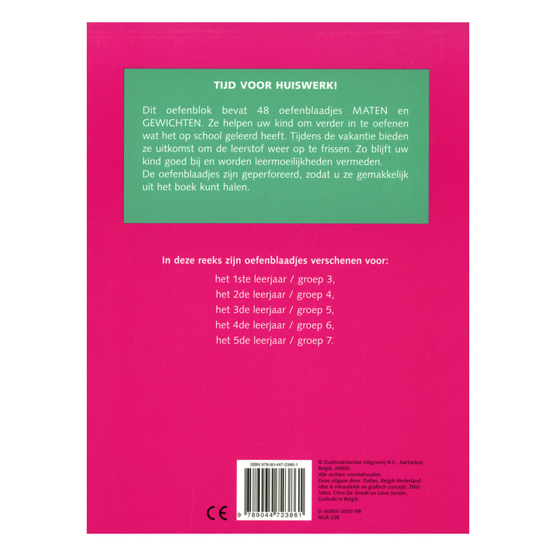 Load image into Gallery viewer, Deltas oefenblaadjes maten en gewichten (10-11j)
