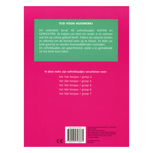 Deltas oefenblaadjes maten en gewichten (10-11j)