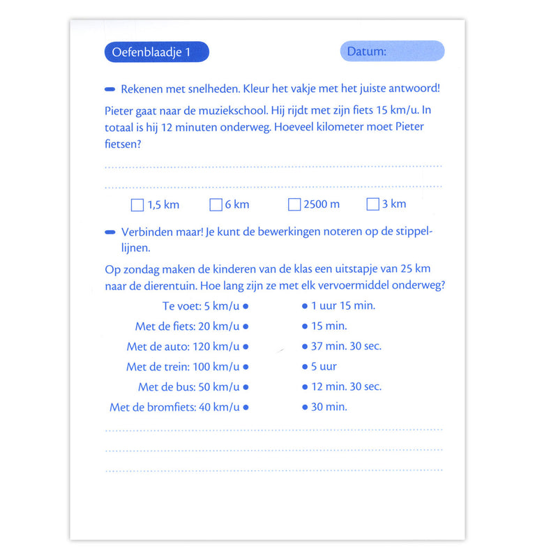 Load image into Gallery viewer, Deltas oefenblaadjes vraagstukken (10-11j)
