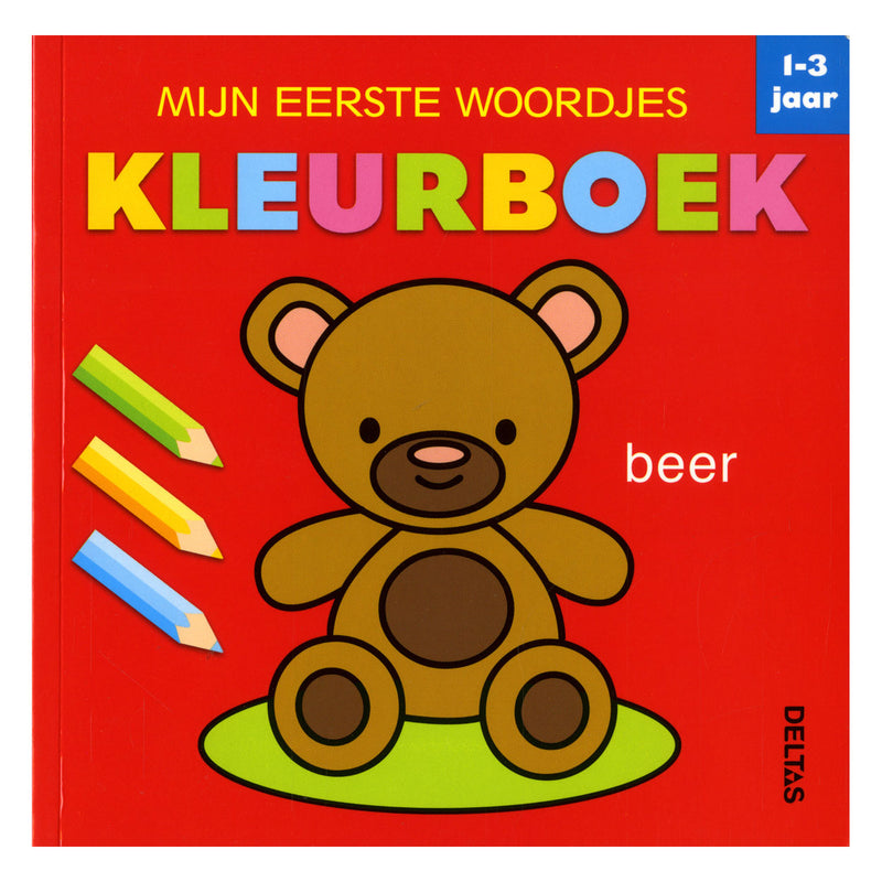 Load image into Gallery viewer, Deltas mijn eerste woordjes kleurboek
