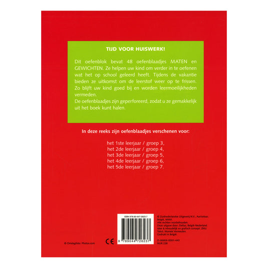 Deltas oefenblaadjes maten en gewichten