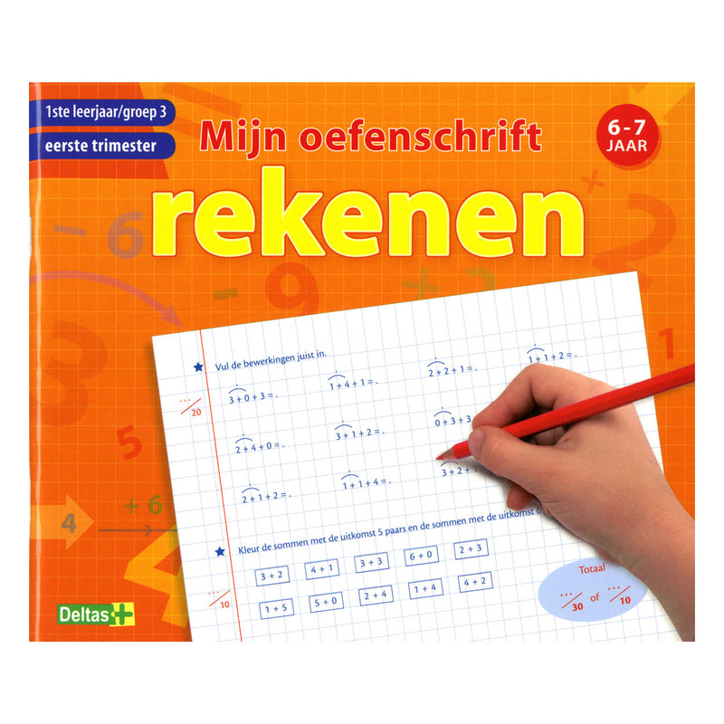 Load image into Gallery viewer, Deltas oefenschrift rekenen 6-7j. 1e trimester
