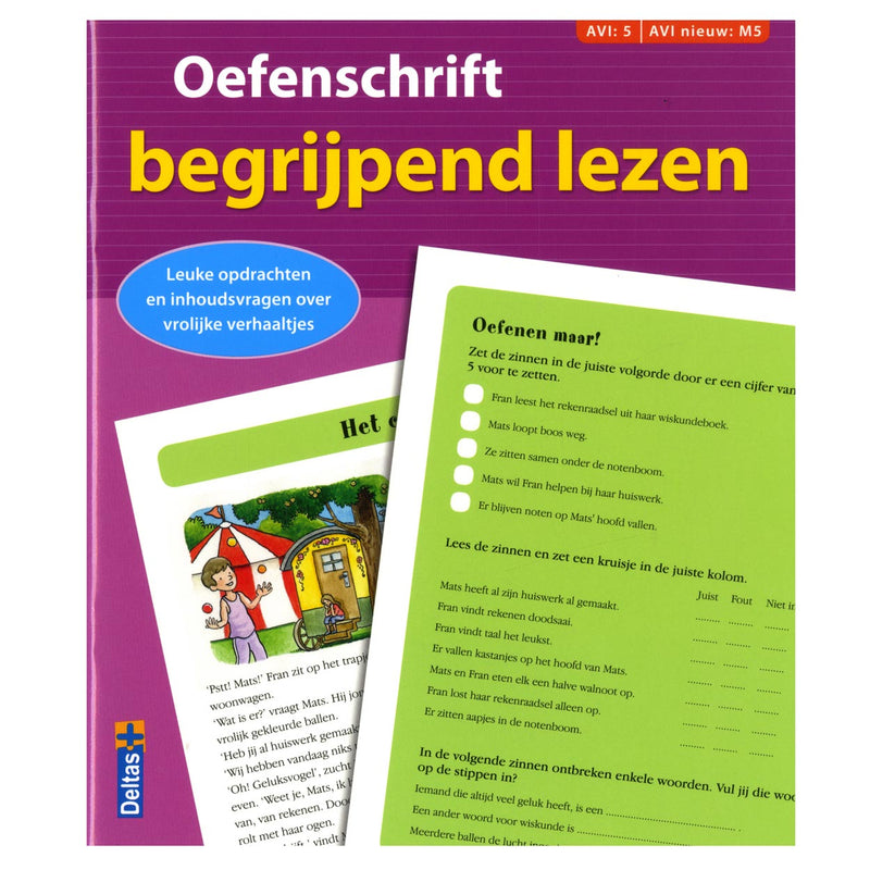 Load image into Gallery viewer, Deltas oefenschrift begrijpend lezen avi m5
