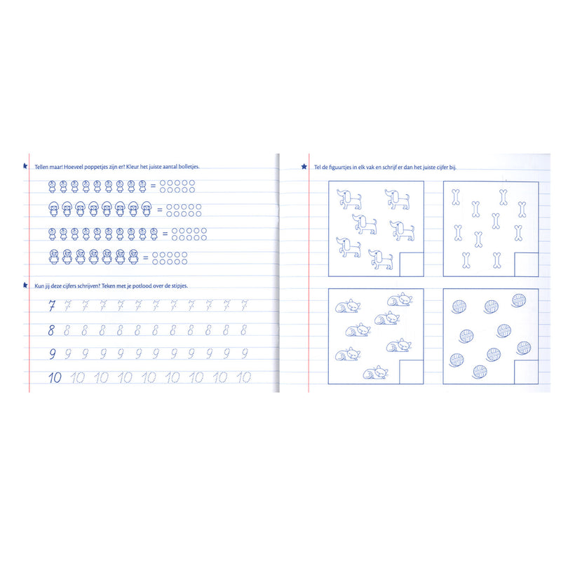 Load image into Gallery viewer, Mijn oefenschrift Eerste stappen naar tellen
