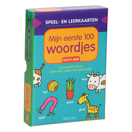 Deltas speel- en leerkaarten - mijn eerste 100 woordjes