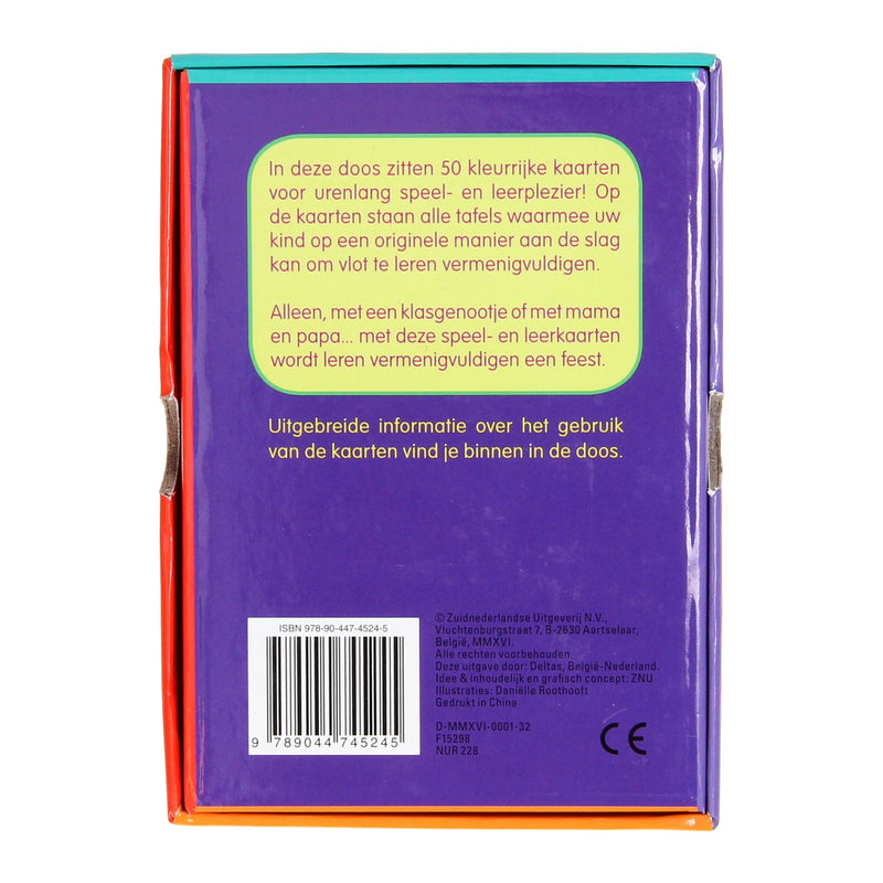 Load image into Gallery viewer, Deltas speel- en leerkaarten - ik oefen de tafels van vermenigvuldi
