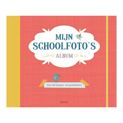 Deltas mijn schoolfoto's album rood