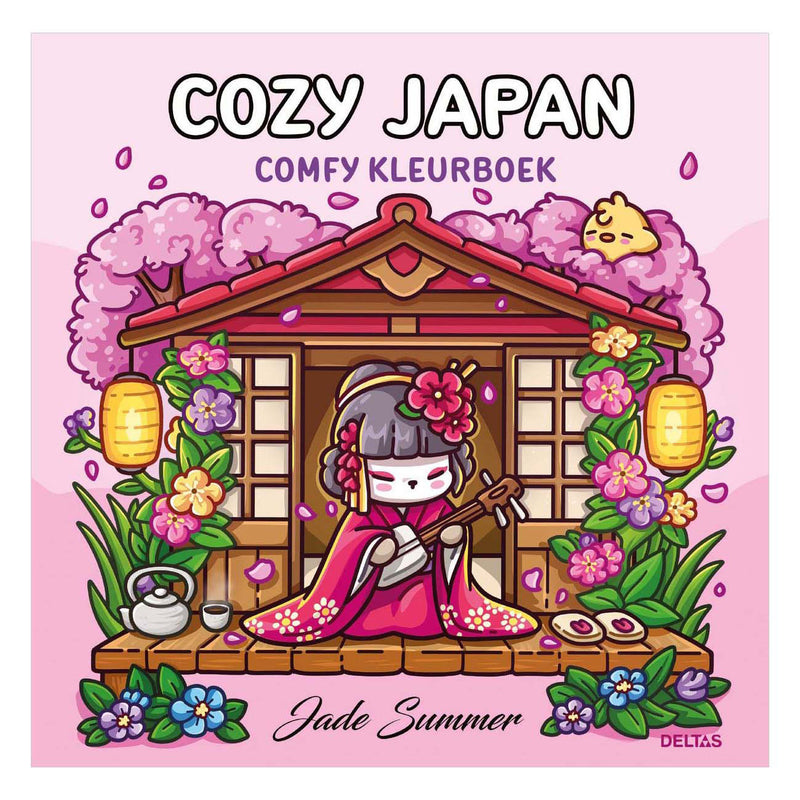 Load image into Gallery viewer, Deltas cozy japan - comfy kleurboek jade summer
