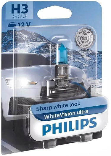 Philips hauptlampe white vision ultra whitevision ultra 12v h3 12v