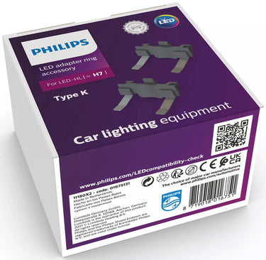 Philips adapter ultinon pro6000 adapter ring led h7 type 11180x2