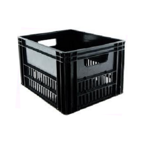 bicycle crate black 40 liters