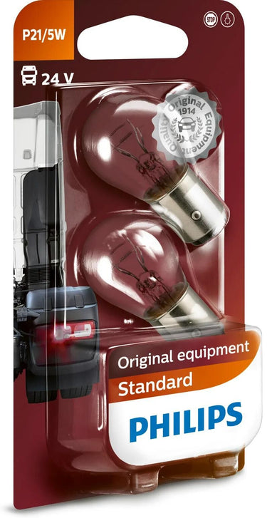 Philips kugellampe gluehlamp 24v mb nennleist. 21 5w