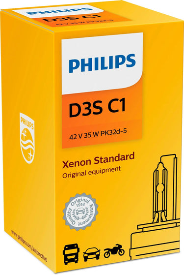 Philips hauptlampe xenon standard d3s standard bulb
