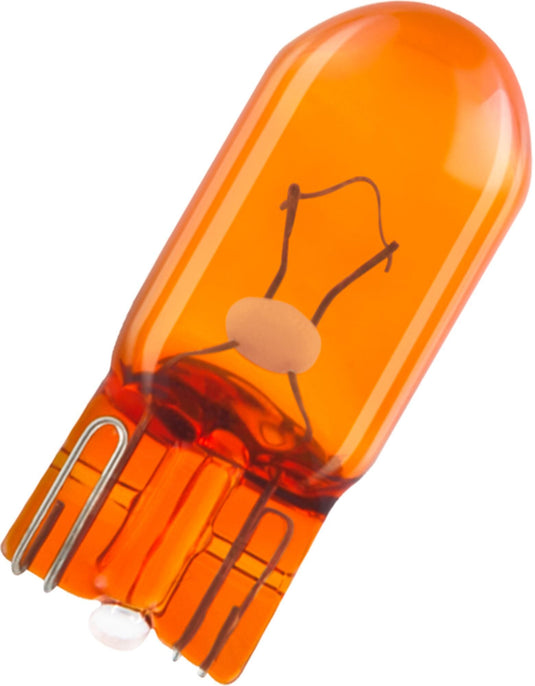 Osram steeklamp glass base lamps 12v 5w yellow