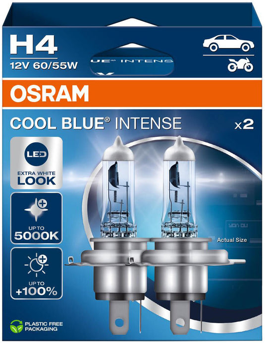 Osram hoofdlamp cool blue intense lamp h4 60 55 w set cool blue intense